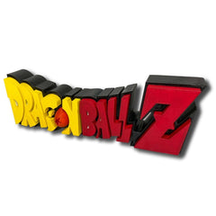 Letrero en Impresion 3D de Dragon Ball Z Vista Frontal