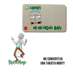 Carnet Sticker Cover Me Convertí en una Tarjeta Morty
