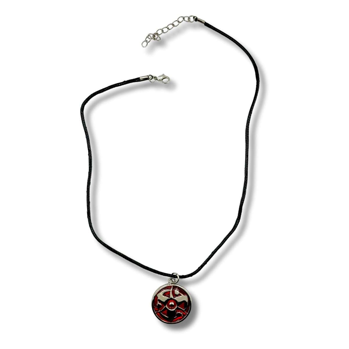 Collar Mangekyo Sharingan Obito Uchiha Plateado