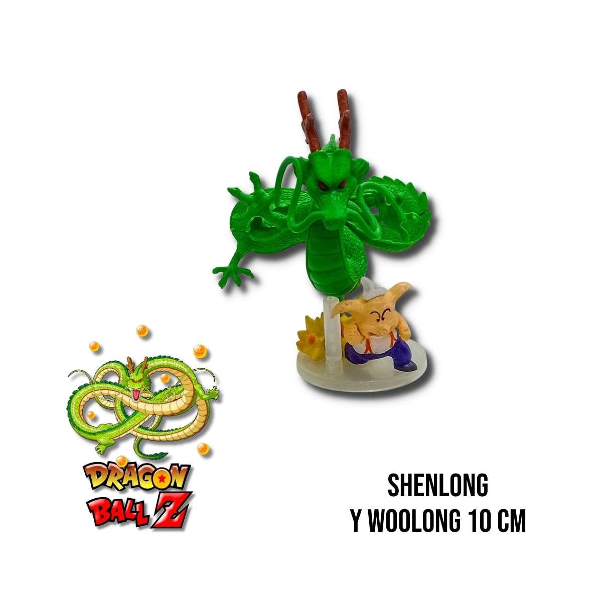 Figura Shenlong y Woolong 10 CM De Dragon Ball