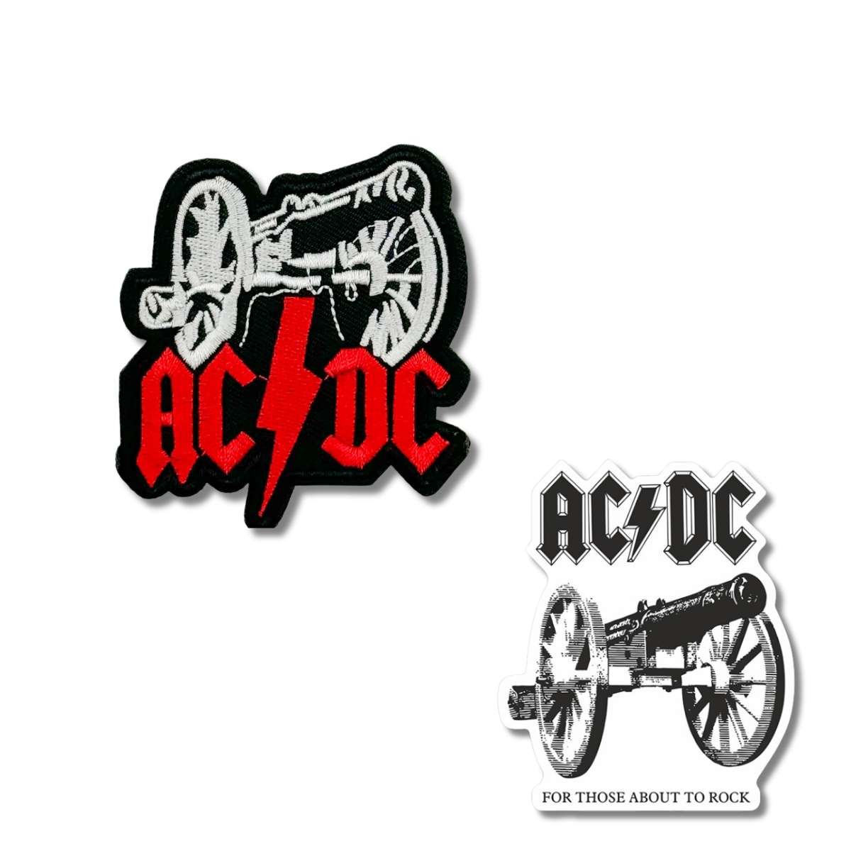 Parche Camiseta AC/DC Cañón