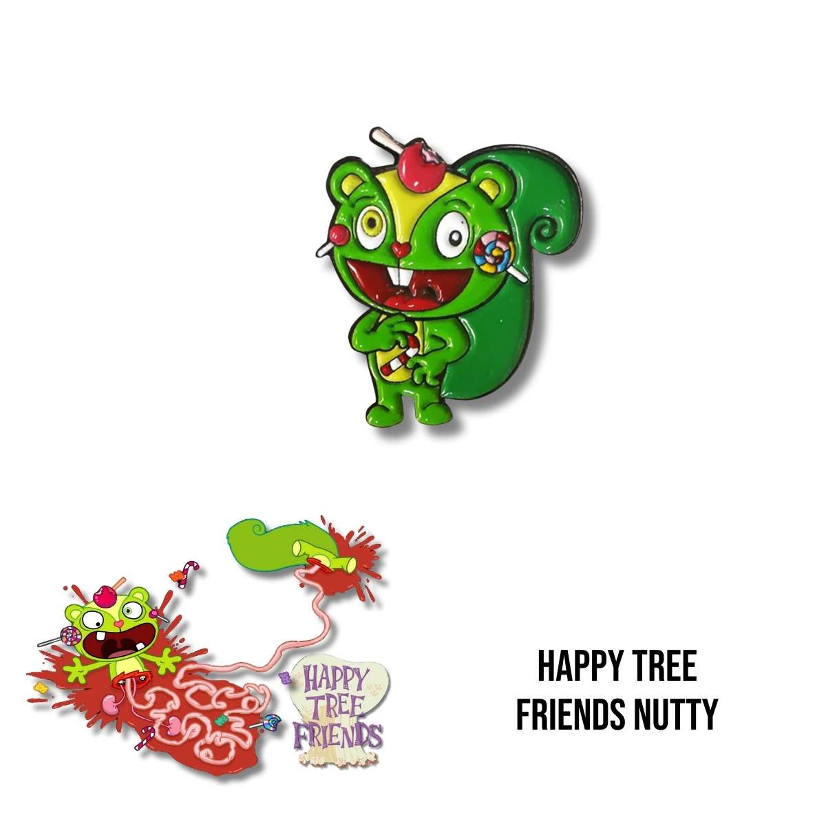 Pin Metálico Happy Tree Friends Nutty