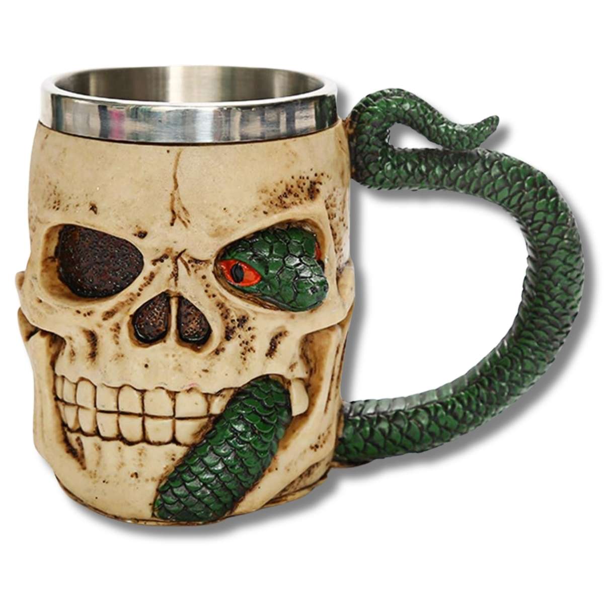 Mug Calavera #5 Serpiente