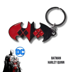 Llavero Metálico Batman Harley Quinn