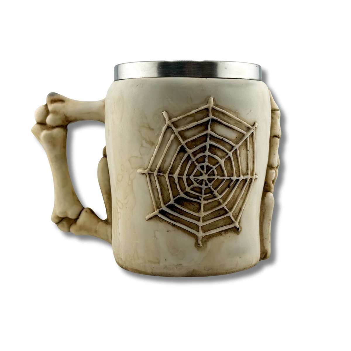 Mug Calavera parte de atrás telaraña