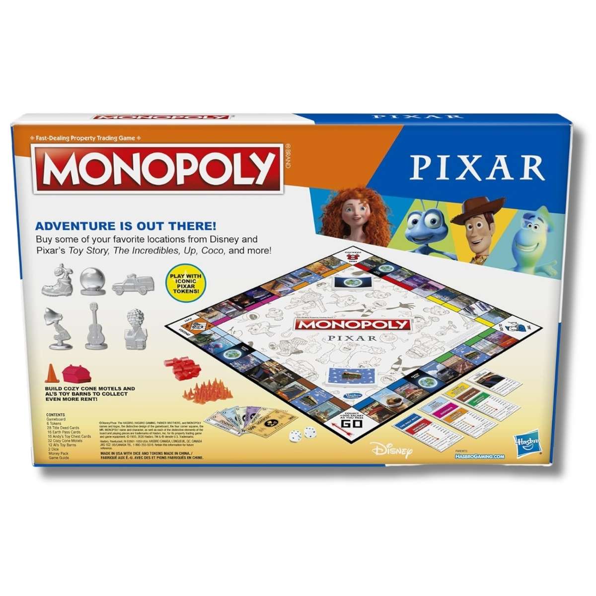Monopoly Pixar Especificaciones