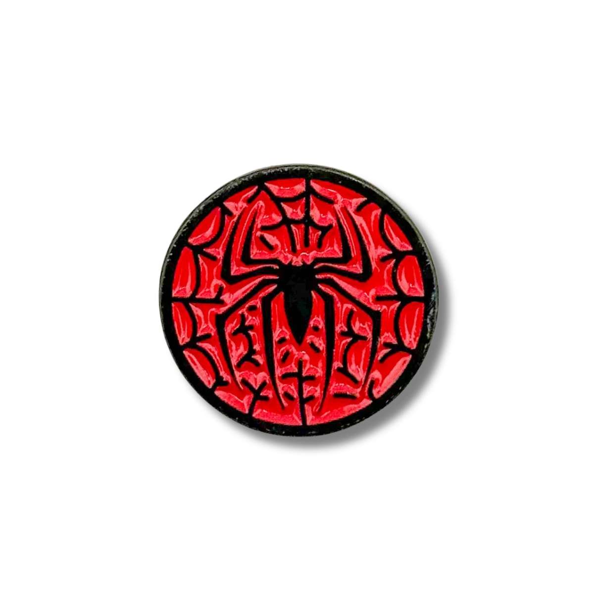 Pin Logo Spider Man Tobey Rojo