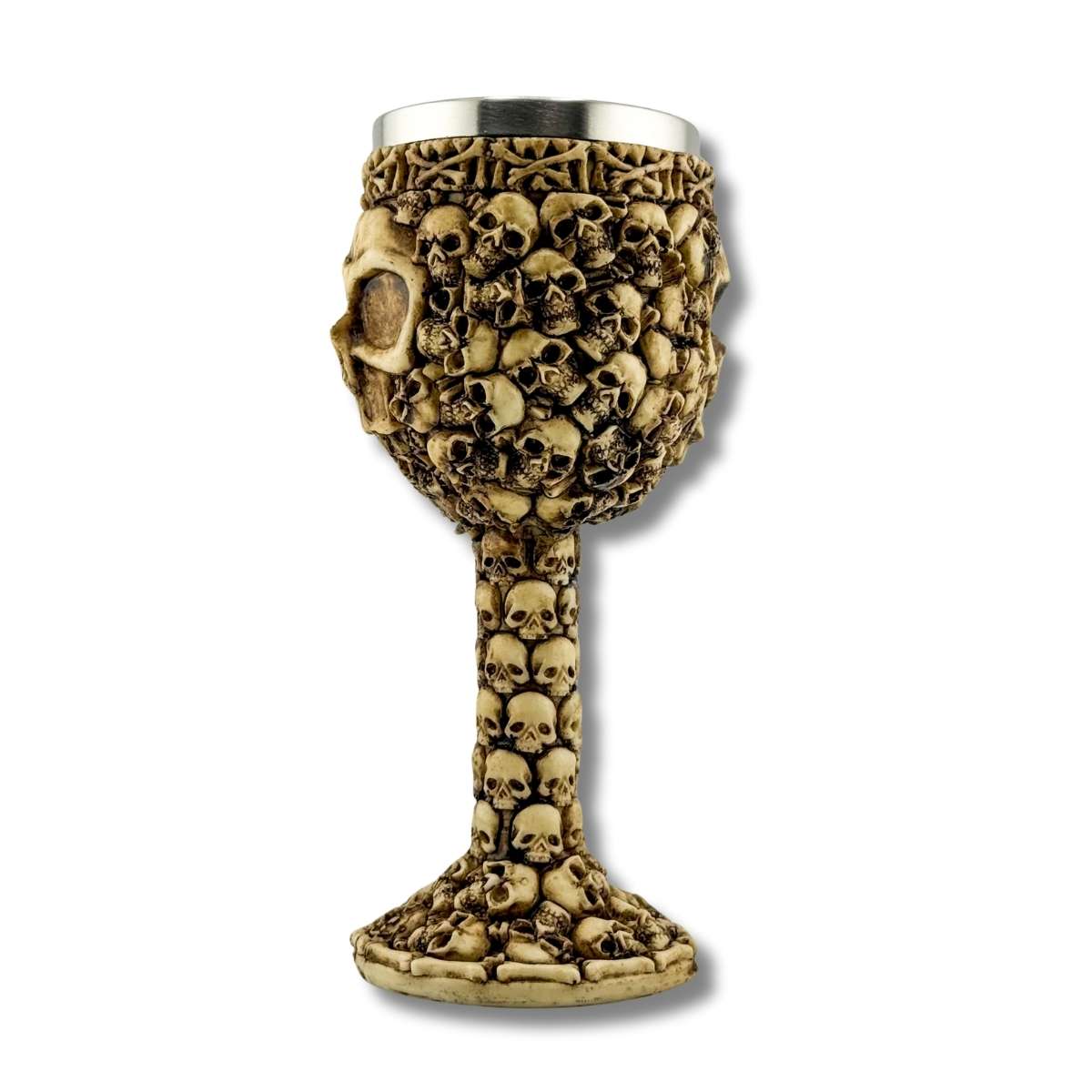 Copa de Vino Calavera Lado Izquierdo