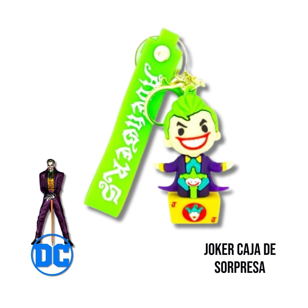 Llavero o Colgante Mochila Cute Joker Caja de Sorpresa