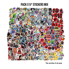 Pack x 5 Stickers Mix
