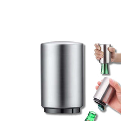 Destapador Magnético Automático de Acero Inoxidable Uso
