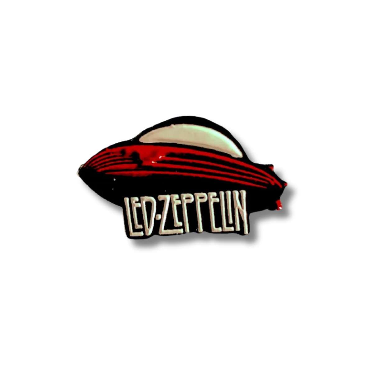 Pin Metálico Led Zeppelin Rayas rojas