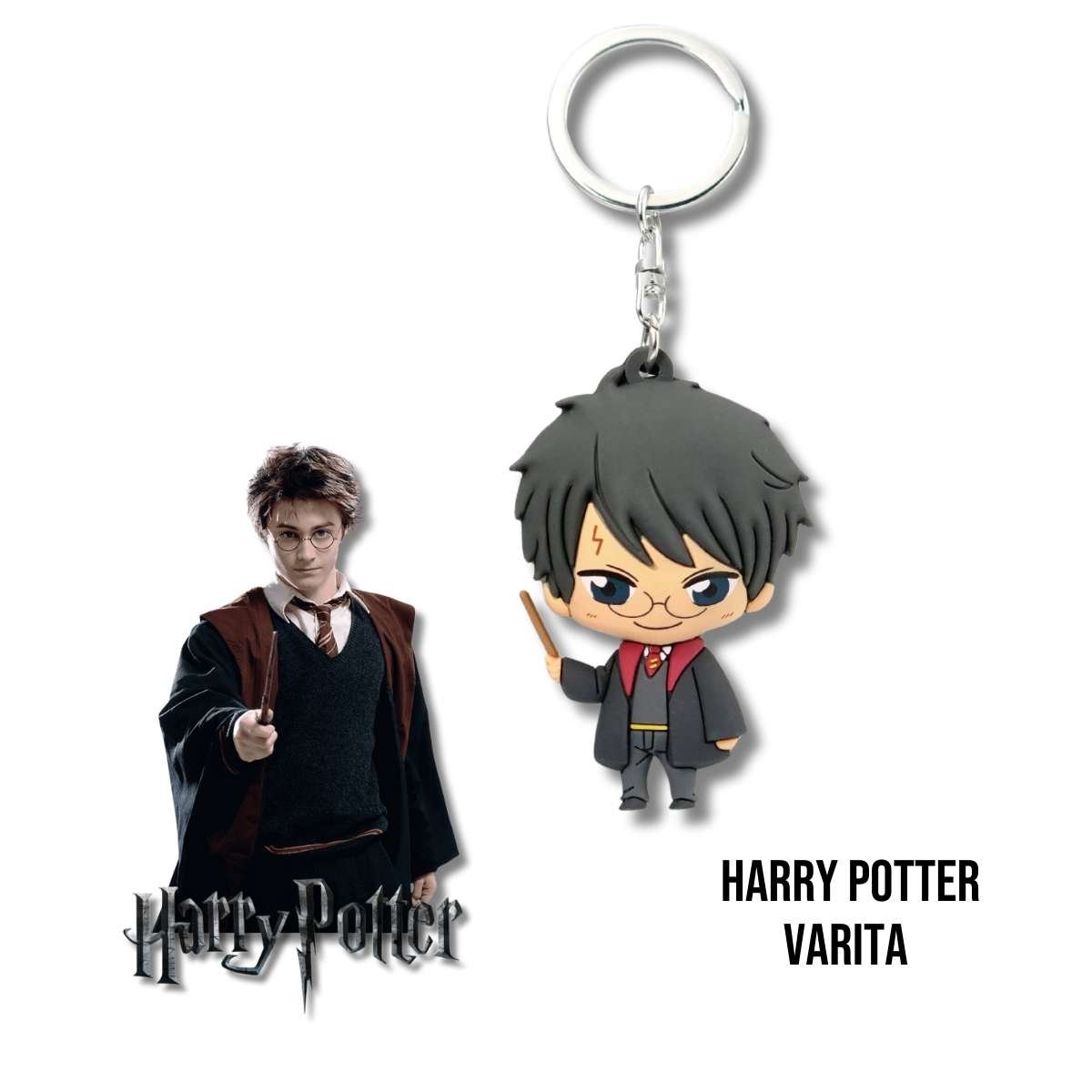 Llavero 3D PVC Harry Potter Varita