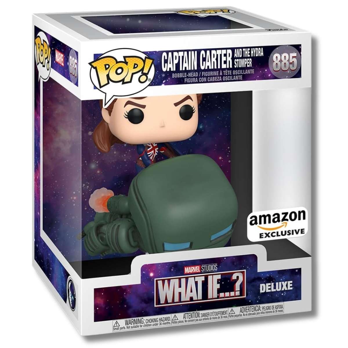 Funko Pop Deluxe! Capitana Carter Montando Hydra Stomper 885 Caja