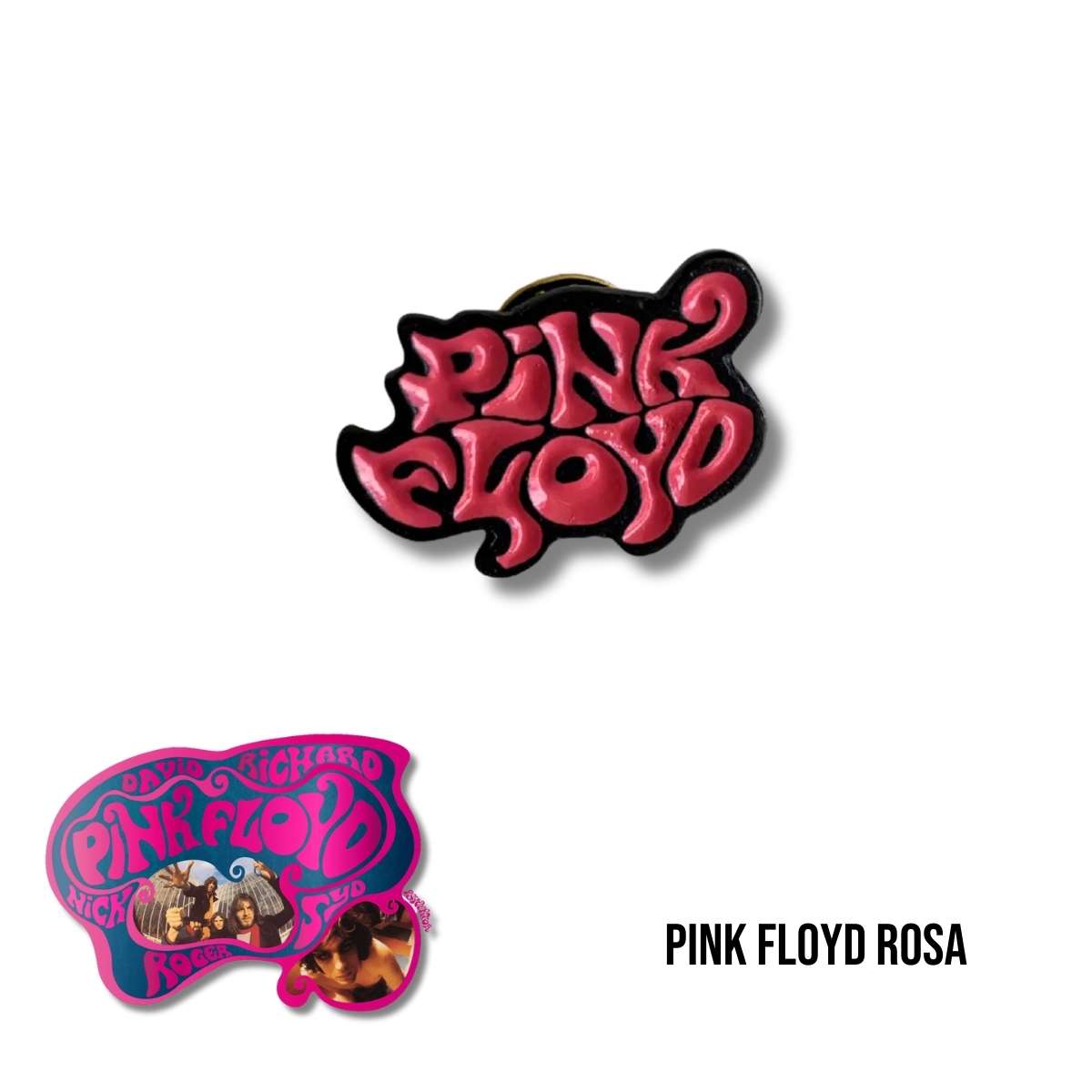 Pin Metálico Pink Floyd Rosa