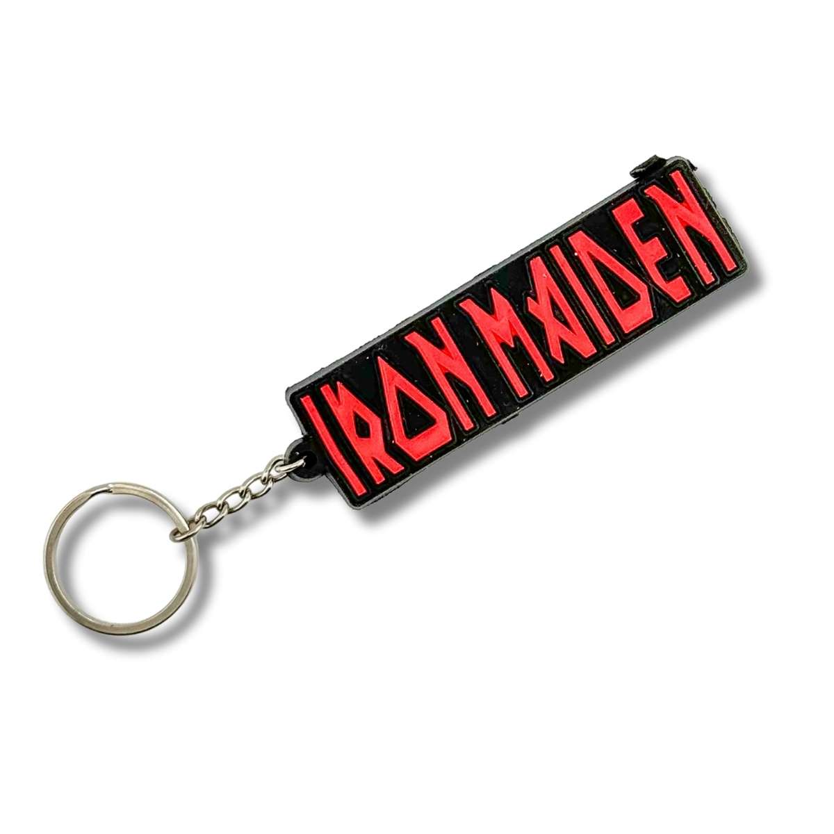 Llavero PVC Iron Maiden Letras rojas