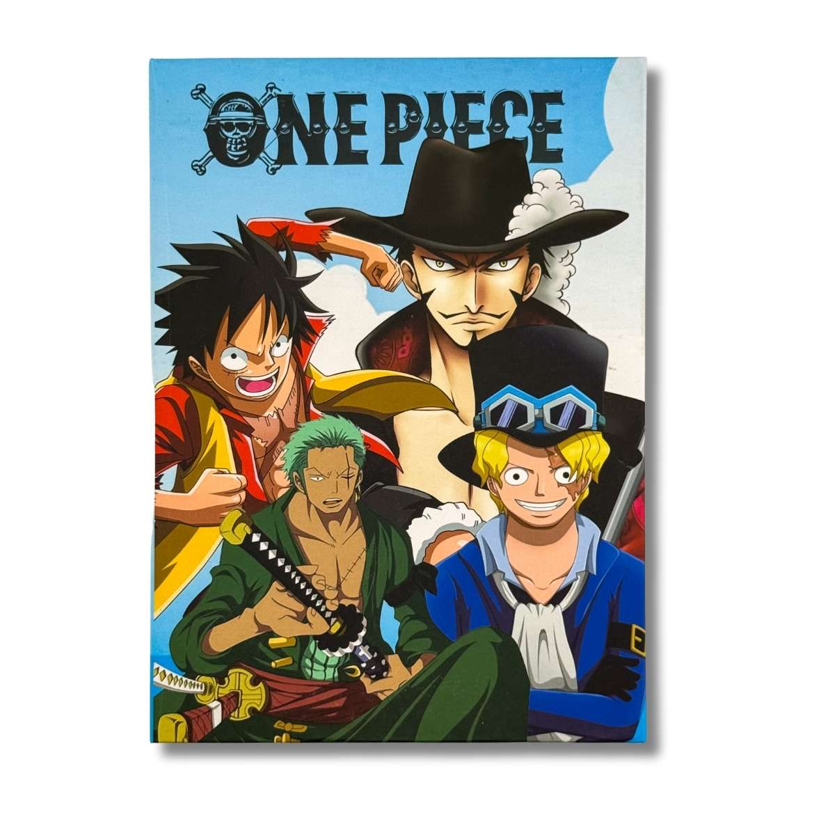 Set 7 Dijes Sombreros One Piece Portada de caja