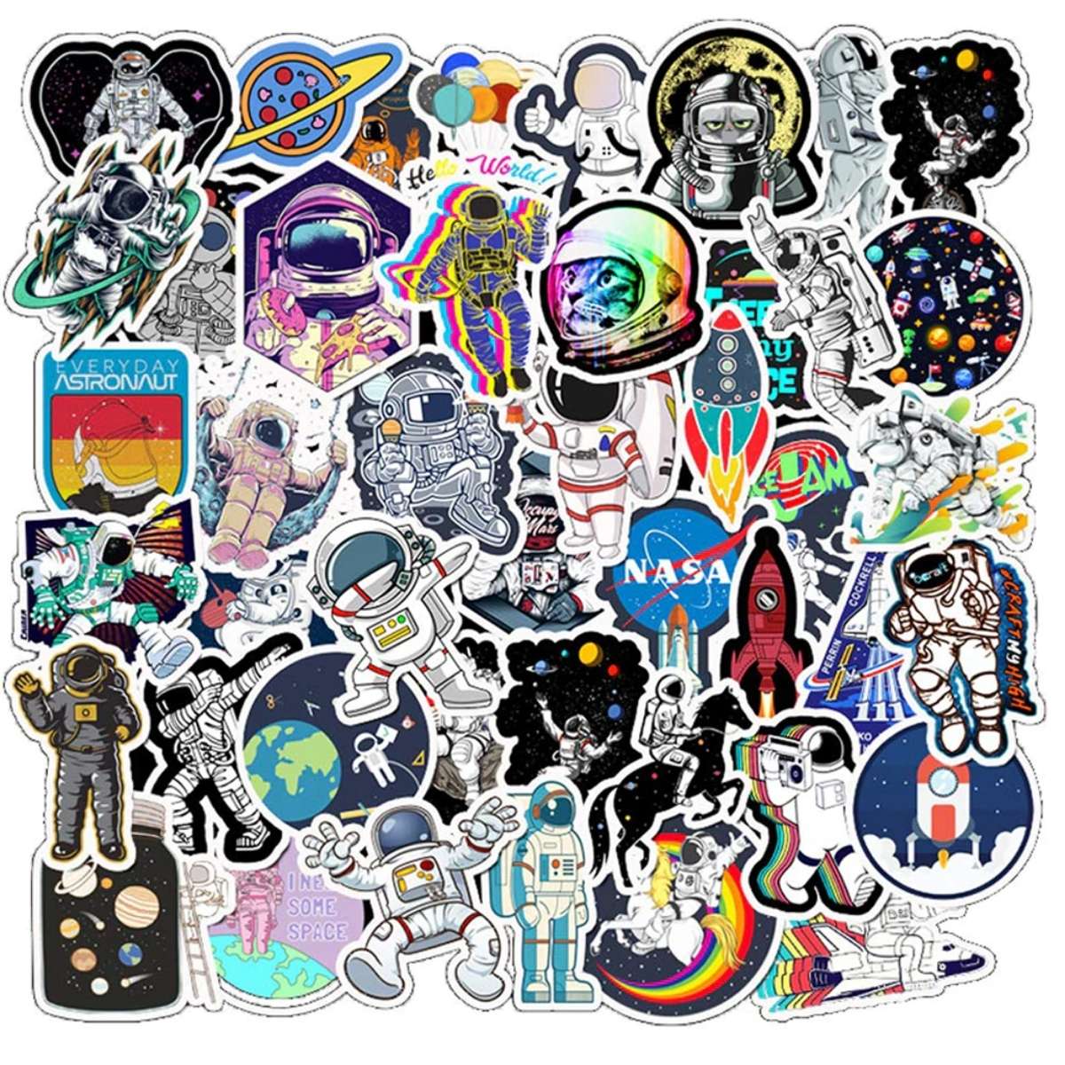 Pack x 5 Stickers Espacio