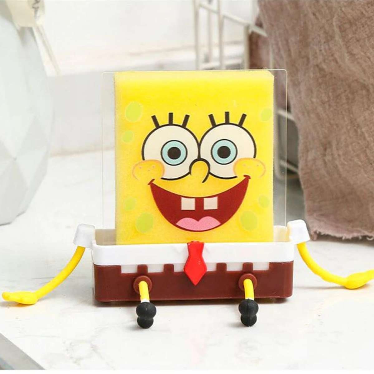 Soporte Esponjero Pantalones Bob Esponja Tamaño Mediano