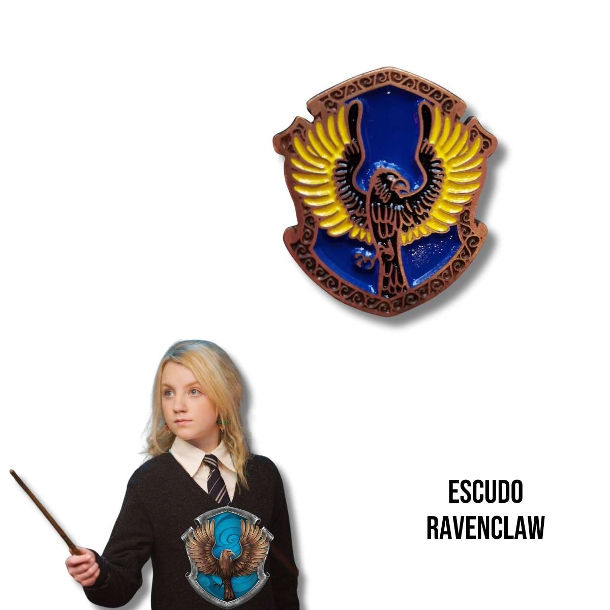 Pin Metálico Escudo Ravenclaw