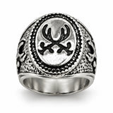 Anillo Astas Cruzadas Plateado