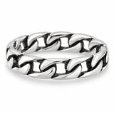 Anillo Cadena Plateado
