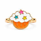 Anillo Cupcake Estrellado