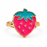 Anillo Fresa Kawaii
