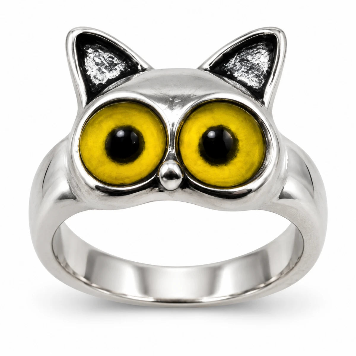 Anillo Lemur Ojos Amarillos