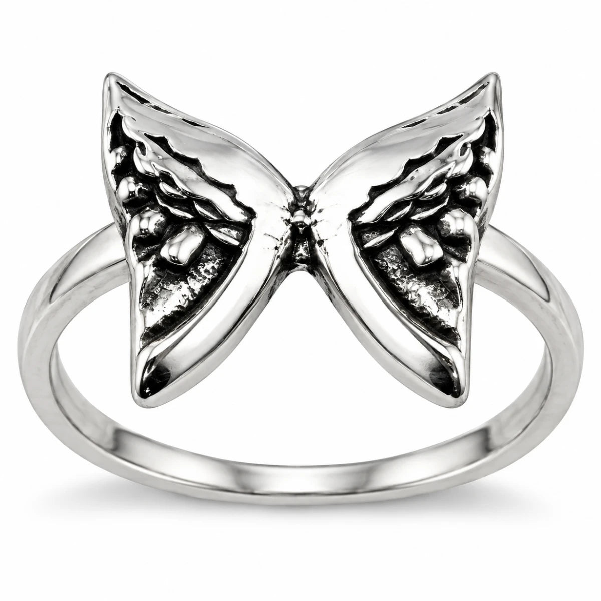 Anillo Mariposa Plateada
