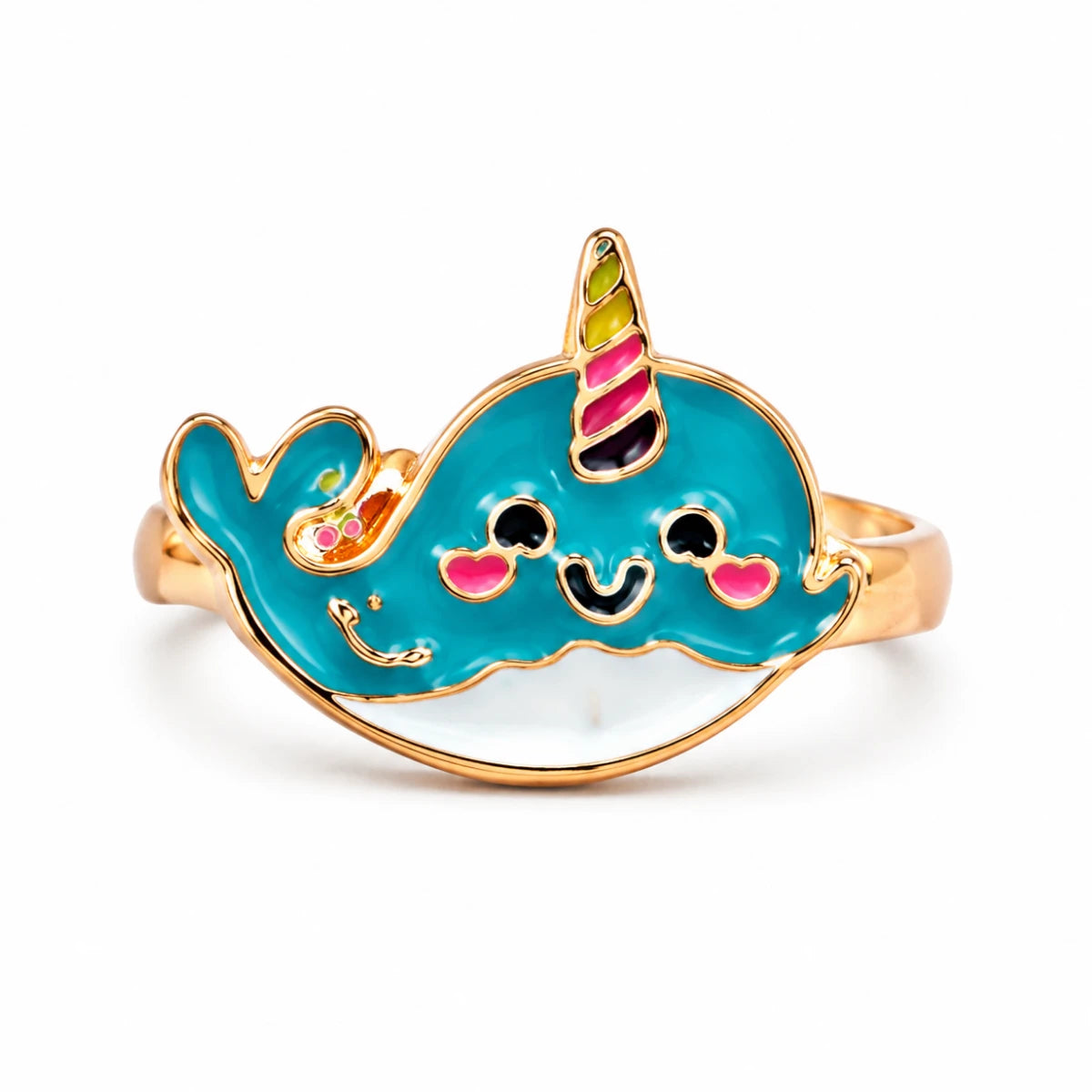 Anillo Narval Kawaii Turquesa