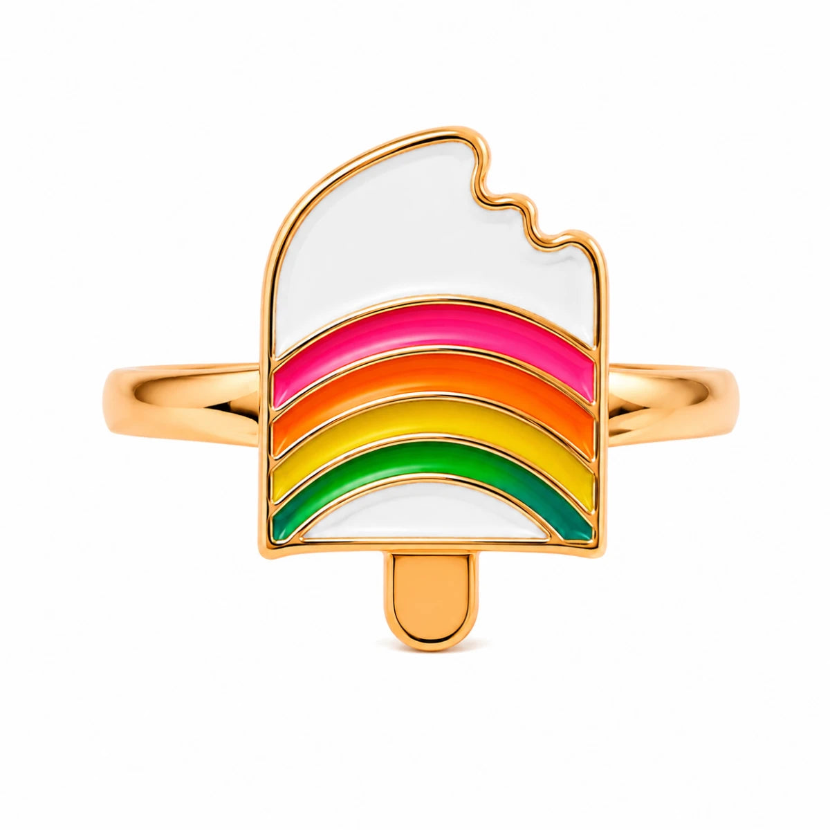 Anillo Paleta Arcoíris Mordida