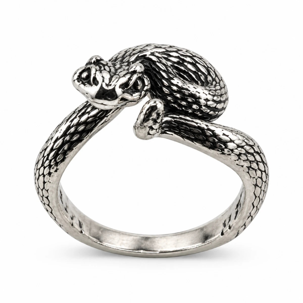 Anillo Serpiente Enroscada