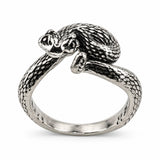 Anillo Serpiente Enroscada