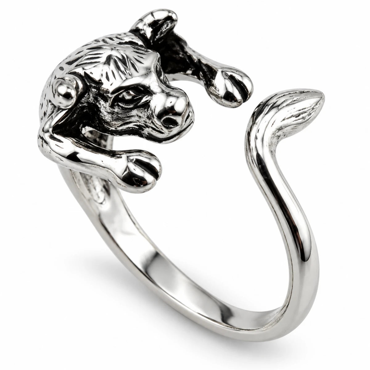 Anillo Toro Plateado