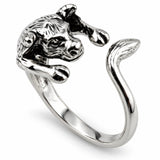 Anillo Toro Plateado