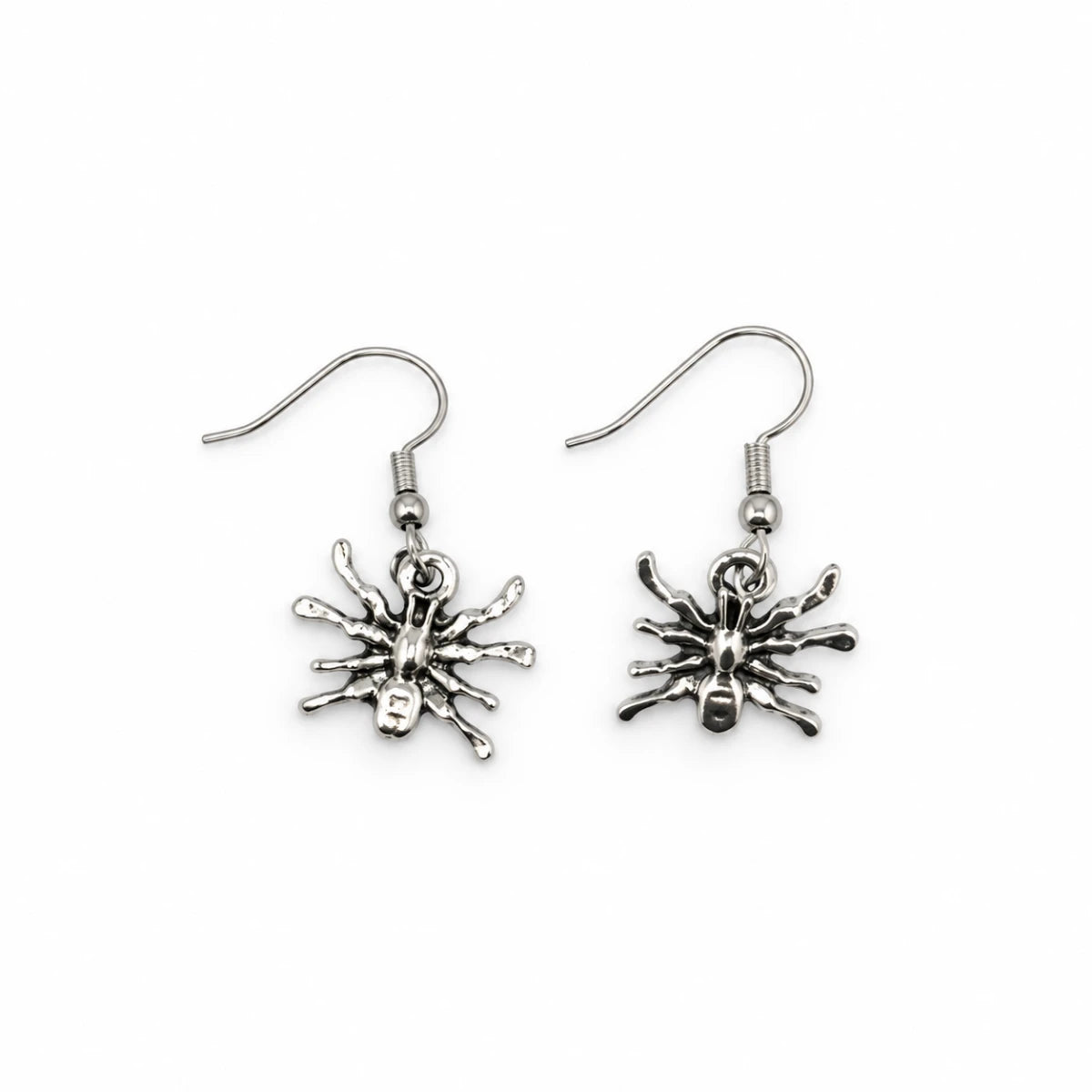 Aretes Metálicos Araña