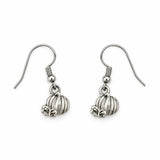 Aretes Metálicos Calabaza con Flores