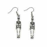 Aretes Metálicos Esqueleto Humano