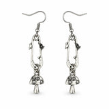 Aretes Metálicos Hongo