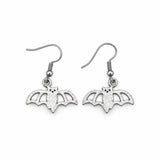 Aretes Metálicos Murciélago