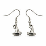 Aretes Metálicos Sombrero de Bruja