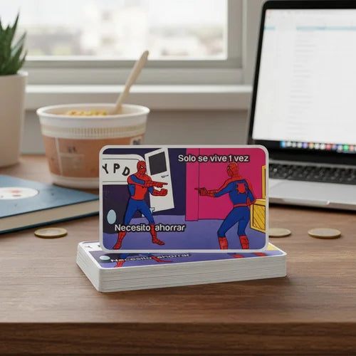 Carnet Sticker Cover Sólo se Vive una Vez Spider-Man