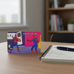 Carnet Sticker Cover Sólo se Vive una Vez Spider-Man