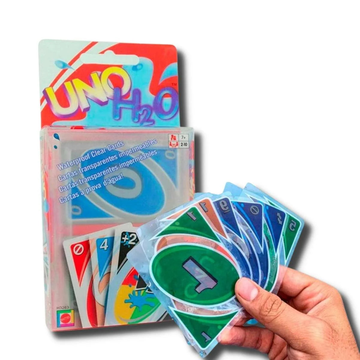 Cartas UNO H2O con Empaque