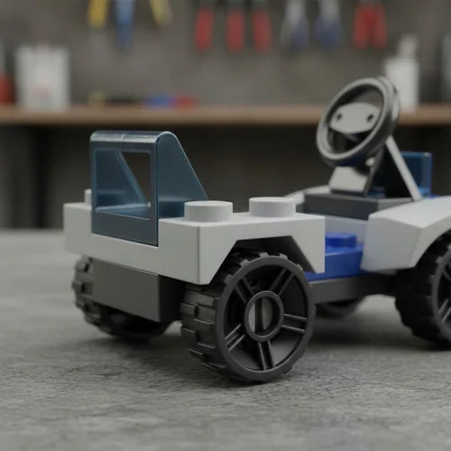 Coche de Policía Espía Serie Ciudad Tipo Lego