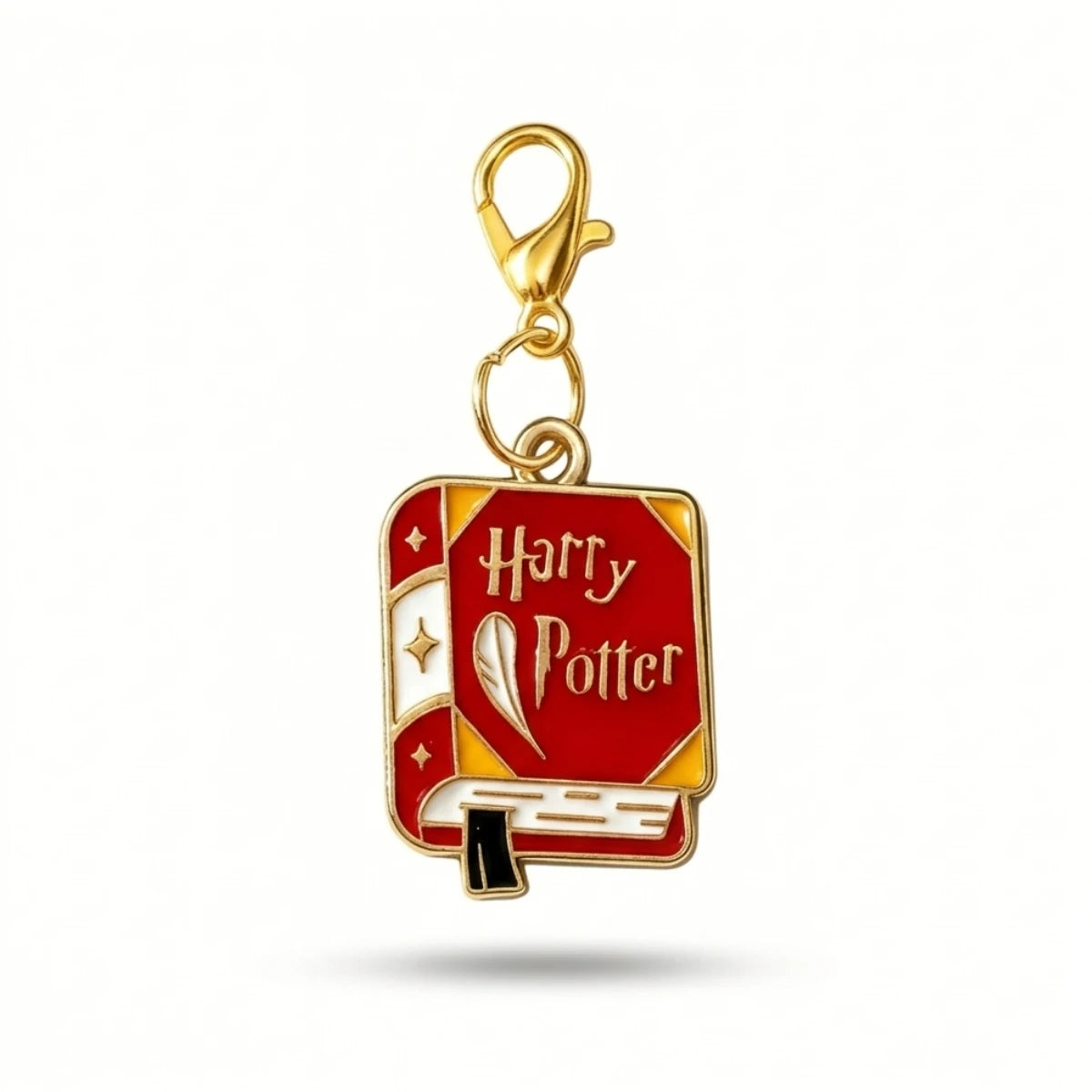 Colgante Metálico Libro Harry Potter Gryffindor