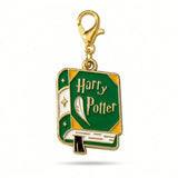 Colgante Metálico Libro Harry Potter Slytherin