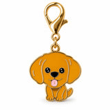 Colgante Metálico Perrito Golden Retriever