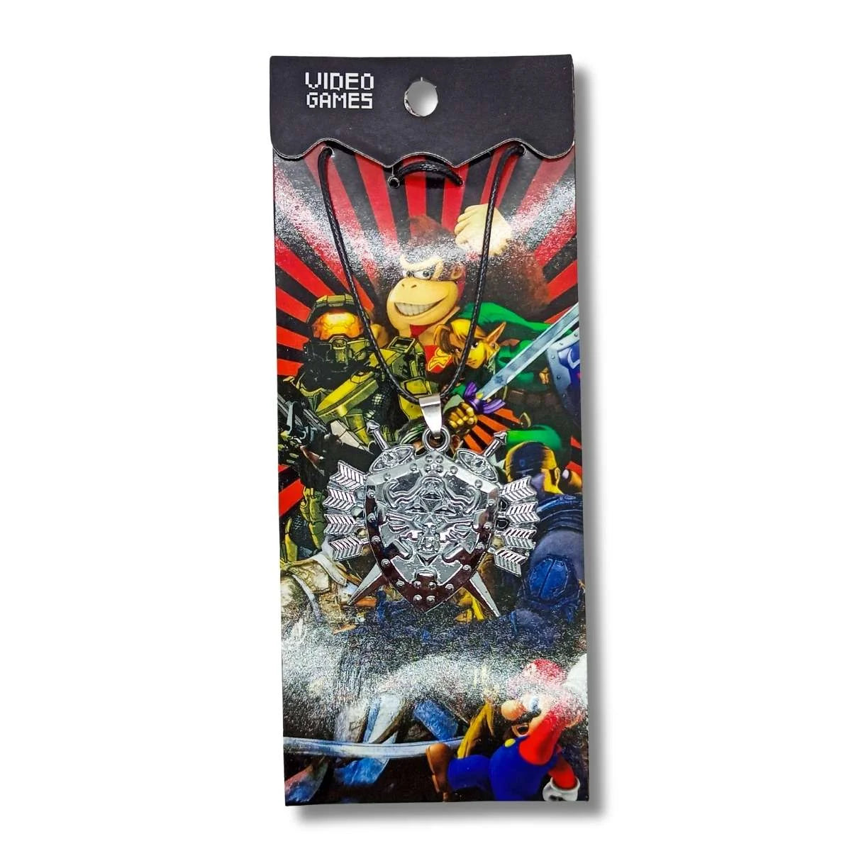 Collar Escudo, Flecha y Espada La Leyenda de Zelda Tamaño Pequeño